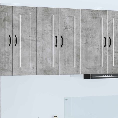 Küchenschrank Kalmar 2 pcs Beton Grau 30 x 31 x 80 cm