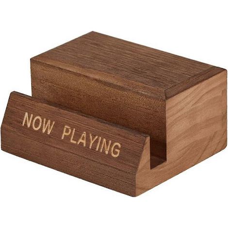 Présentoir à disques vinyles en bois (1/5)