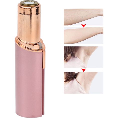 Elektrischer Epilierer für Frauen, Lippenstift-Epilierer, Mini Flawless, USB-aufladbar, Roségold, UBS (1/5)