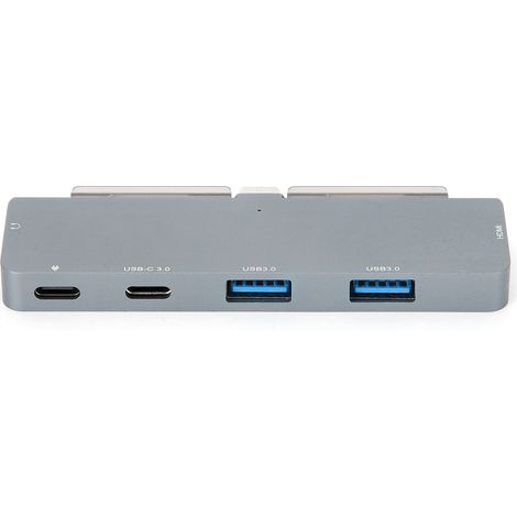 Station d'accueil adaptateur/convertisseur 6 en 1 Type-C vers HDMI pour téléphone, ordinateur et hub USB 3.0 (1/5)