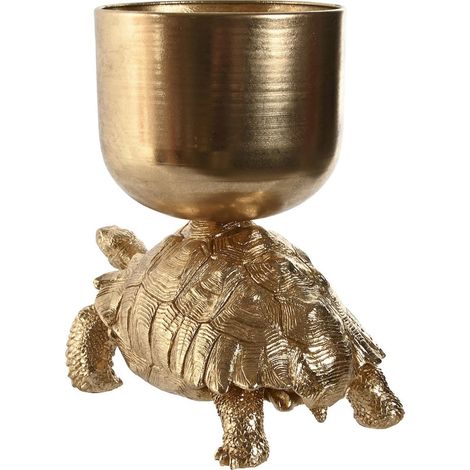 Sculpture élégance tortue dorée pour intérieur chic - Or brillant intemporel (1/4)