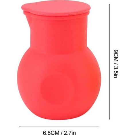 Pot à chocolat pour micro ondes - Silicone flexible avec couvercle Facile à nettoyer - Pour faire fondre chocolat et beurre