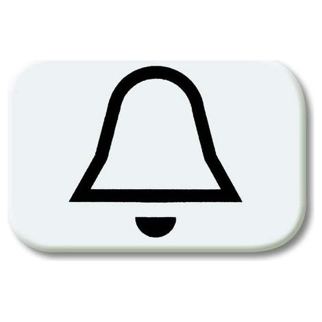 Symbole pour bouton-poussoir sonnette