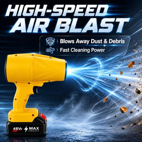 FLITI Powerful Portable Hair Dryer for Car and Travel - Compact and Lightweight with 1300mAh Battery (1/5)