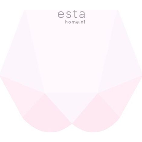 papier peint panoramique gros lapin d'origami rose clair  - ESTAhome (1/5)