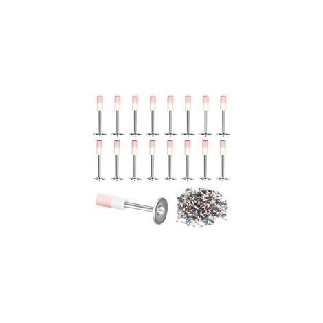 Pistolet à clou béton manuel 200 pièces – Clous ronds en acier 7.3 mm – Fixations pour acier léger et tuyauterie – Léger et silencieux (1/5)