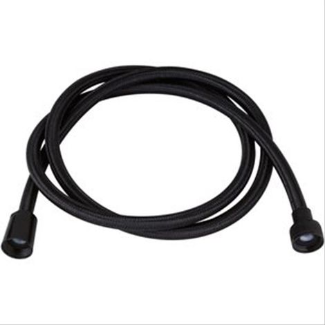 Flexible de douche tressé blanc 1,5m FF1/2''
