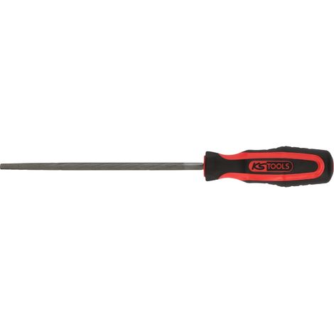 KS Tools Rund-Feile, Form F, 200 mm, Hieb2