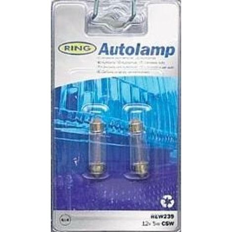2 Ampoules Navettes C5W 12V 11x38mm x5