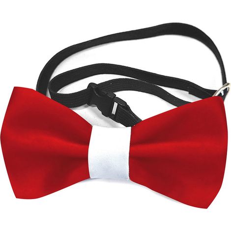 Noir - Papillon avec sangle élastique réglable pour petits chiens et chats (1/4)