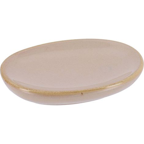 Seifenschale aus lackiertem steinzeug - beige - Tendance