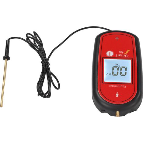 Testeur de Clôture Électronique MLD 004F - Écran LCD Numérique, Mesure de Tension jusqu'à 15KV avec Rétroéclairage Rouge pour Pâturage