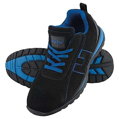 REIS Brchile40 Scarpe Antinfortunistiche, Nero-Blu, Taglia 40 (1/4)