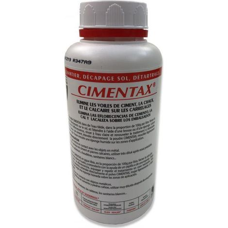 Nettoyant décapant carrelage fin de chantier Cimentax 500g (1/3)