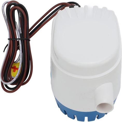 Pompe de cale submersible électrique automatique avec système de capteur à lames souples pour bateau (1/5)