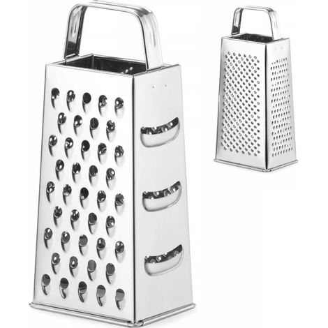 Rallador de verduras de acero inoxidable de 4 caras - Hendi 443002 (1/5)