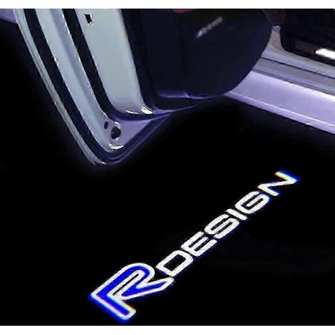 2 Stück LED-Türprojektoren mit R-Design-Logo für Volvo S60, S60, S80 und S80l