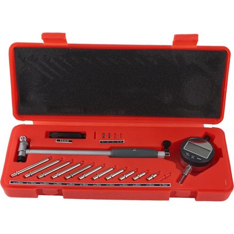 Stainless steel dial bore gauge, high-precision internal diameter measuring tool 50–160 mm (1/5)