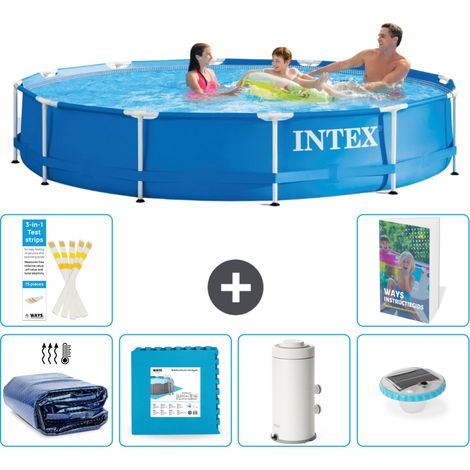 Frame Pool Rund - 366x76 cm - 7-teilig S152