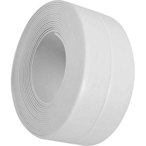 Baignoire auto - adhésive et mur bande d'étanchéité évier bord de bassin cuisine décorative (№ 2 blanc 38mm X 3.2m) (1/4)
