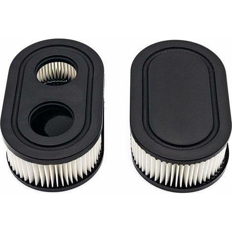 2-piece lawnmower filter, Briggs & Stratton replacement, lawnmower air filter, engine air filter, lawnmower engine replaces 798452 593260 5432K, lawnmower accessories (1/5)