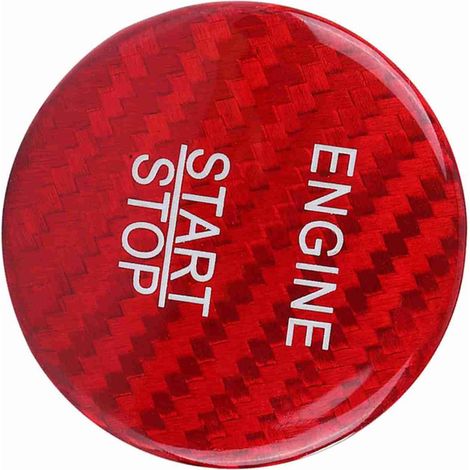Couvercle de Garniture de Démarrage de Moteur en Carbone A B C GLC GLA CLA ML Classe - Automobile/remplacement/commutateurs et Relais/commutateurs/à Bouton-poussoir (rouge) (1/5)