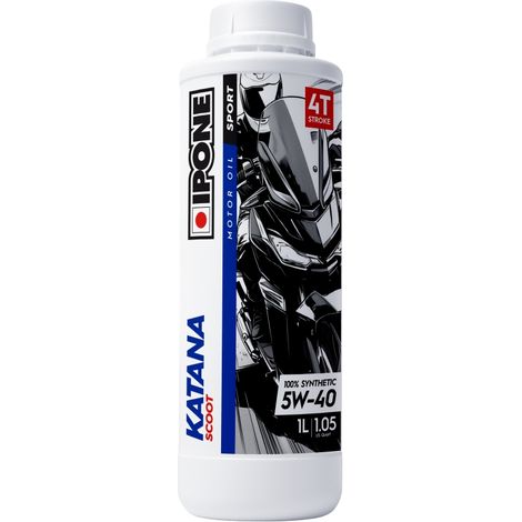 Aceite sintético Ipone Katana Scoot 5W40 1L para scooters de 4 tiempos Honda Yamaha Suzuki