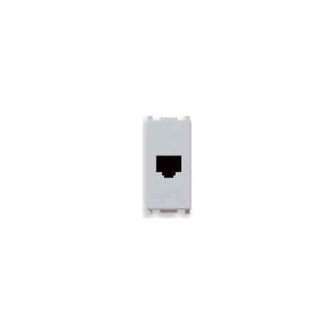 VIMAR - 14320.SL Prise RJ11 6/4 Argent