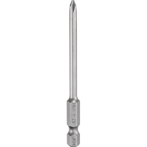 Embout De Tournevis Cruciforme 1 Ph1 80mm Long Acier S2 (1/5)