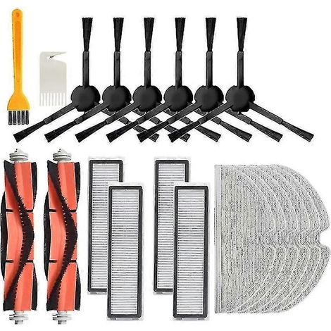 Accessoires pour aspirateur D9 Bot L10 Pro L10 : brosse latérale principale, filtre HEPA, pièce de rechange pour la serpillière (1/5)