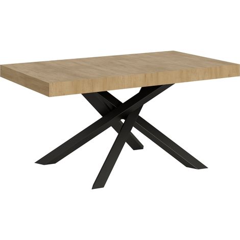 Tavolo Allungabile 160-420x90x77 cm Volantis Quercia Naturale (1/5)