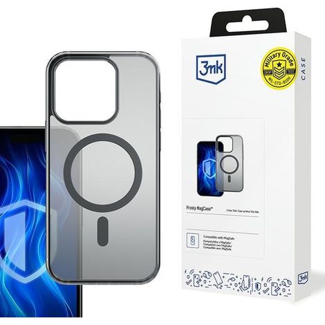 Apple iPhone 16 Pro – 3mk Frosty MagCase Schwarz