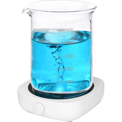 Agitateur magnétique alimenté par USB, avec vitesse réglable de 2000 tr/min, capacité de 1000 ml, idéal pour le brassage en laboratoire et à domicile (1/5)