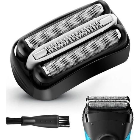 32B Scherkopf für Braun Series 3, kompatibel mit den Modellen Series 3 300S/301S/310S/320S (schwarz) (1/5)