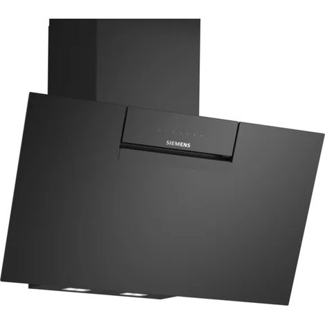Cappa decorativa angolare da 79 cm, 427 m3/h, nera - LC87KFN60 - Siemens (1/5)