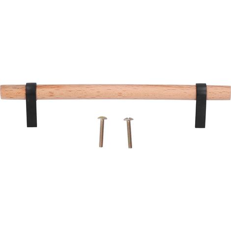 Tiroir moderne poignée noire pin pour armoire, poignée de porte meuble design pour salon, quincaillerie de meuble 128 mm trou.