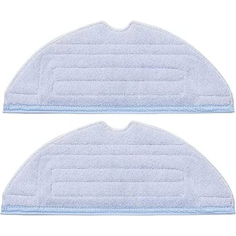 Chiffonettes Pour Robot Balai - Microfibre Polyester Nylon - Compatible Avec Roborock S7 S7 Maxv S8 S8 Plus S8 Pro Ultra - Lot De 2 (1/5)