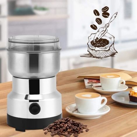 Moulin à café électrique en acier inoxydable - Gris - YES (1/4)