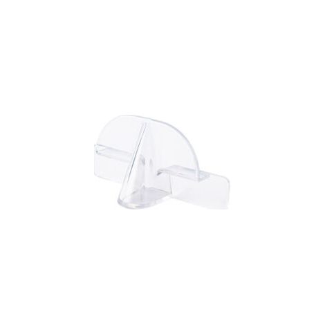 QORVA-Étagère à lunettes murale transparente, 1 étagère/présentoir à lunettes, support mural anti-pression pour salle de bain et chevet (1/5)