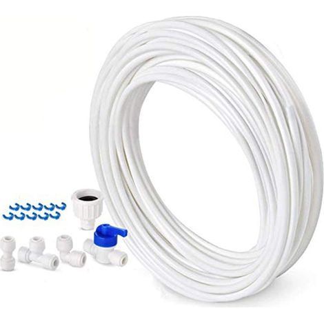 10m Long Water Supply Hose Connection Kit for European Style Double Door Refrigerators 6.3mm Diameter (1/5)