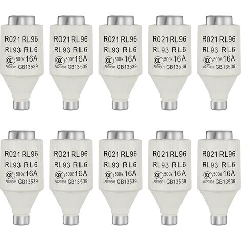 Lot de 10 Fusible Céramique 500V 50kA,16A, Protection de Circuit (1/5)