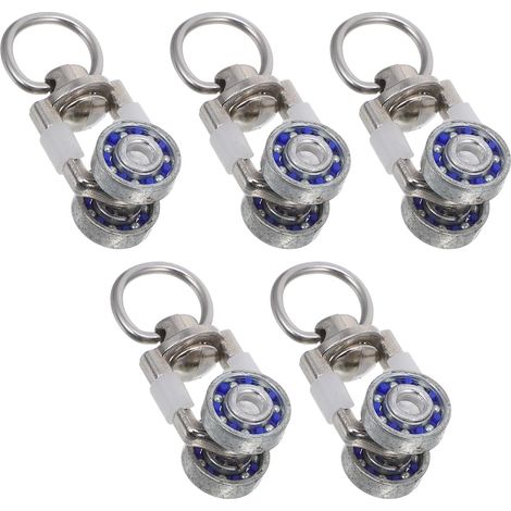 5Pcs Rail de Rideau Coulissant Accessoires Pratiques pour Rideaux (1/5)