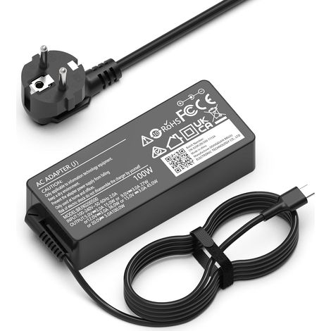 100W Chargeur USB C Ordinateur Compatible avec HP Spectre x360 13 (1/5)