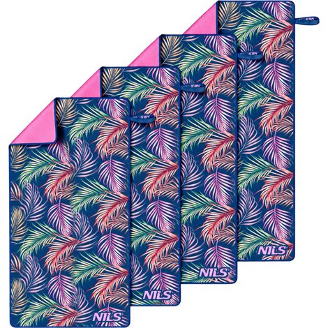 Asciugamano in microfibra 160x80 cm, ad asciugatura rapida, leggero, confezione da 4 (1/5)