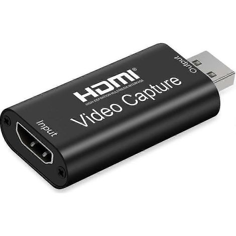 Carte d'acquisition HDMI USB pour la diffusion en direct de vidéos et d'audio haute définition 4K 1080p à partir d'appareils photo reflex numériques et de webcams. (1/3)