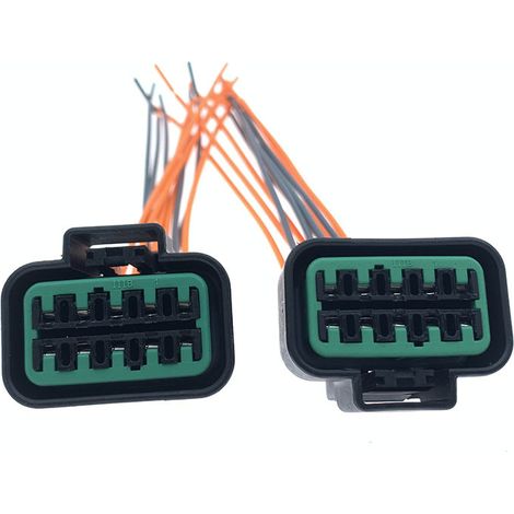 Compatible with Hyundai Elantra, Sonata, Santa Fe, Yue Dong, Ling Dong, Yue Na and Ming Tu 35 models: headlight, fog light and daytime running light connectors – JB1435-10P