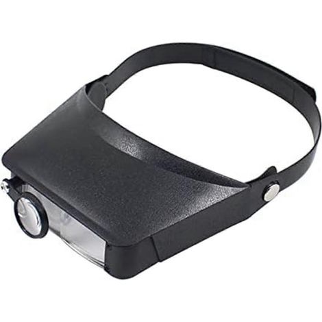 Loupe frontale fine à 3 lentilles, réparation assistée des loupes de lecture montées sur support 1,5X/3X/9,5X/11X (1/5)