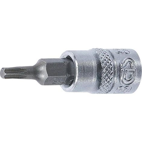 Douille à Embouts 6,3 mm (1/4) Profil Torx T15 - Précision et Robustesse, Acier - D-Work (1/5)