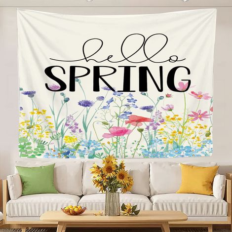 Tapisserie murale vintage pour chambre à coucher, décor mural 100x75cm (1/5)