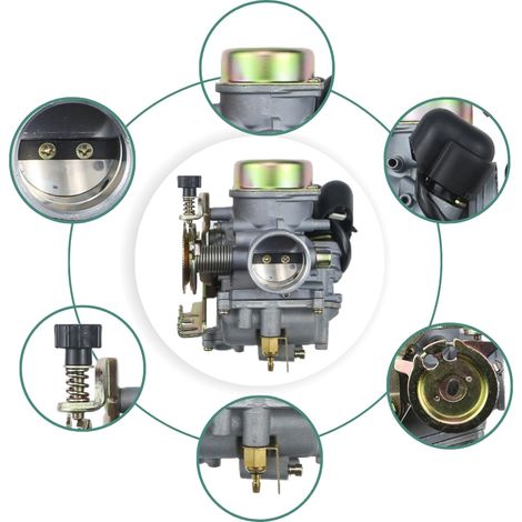 CVK30a racing carburetor for CVK 150cc and 250cc quads, scooters and motorcycles--DTEKGAZ